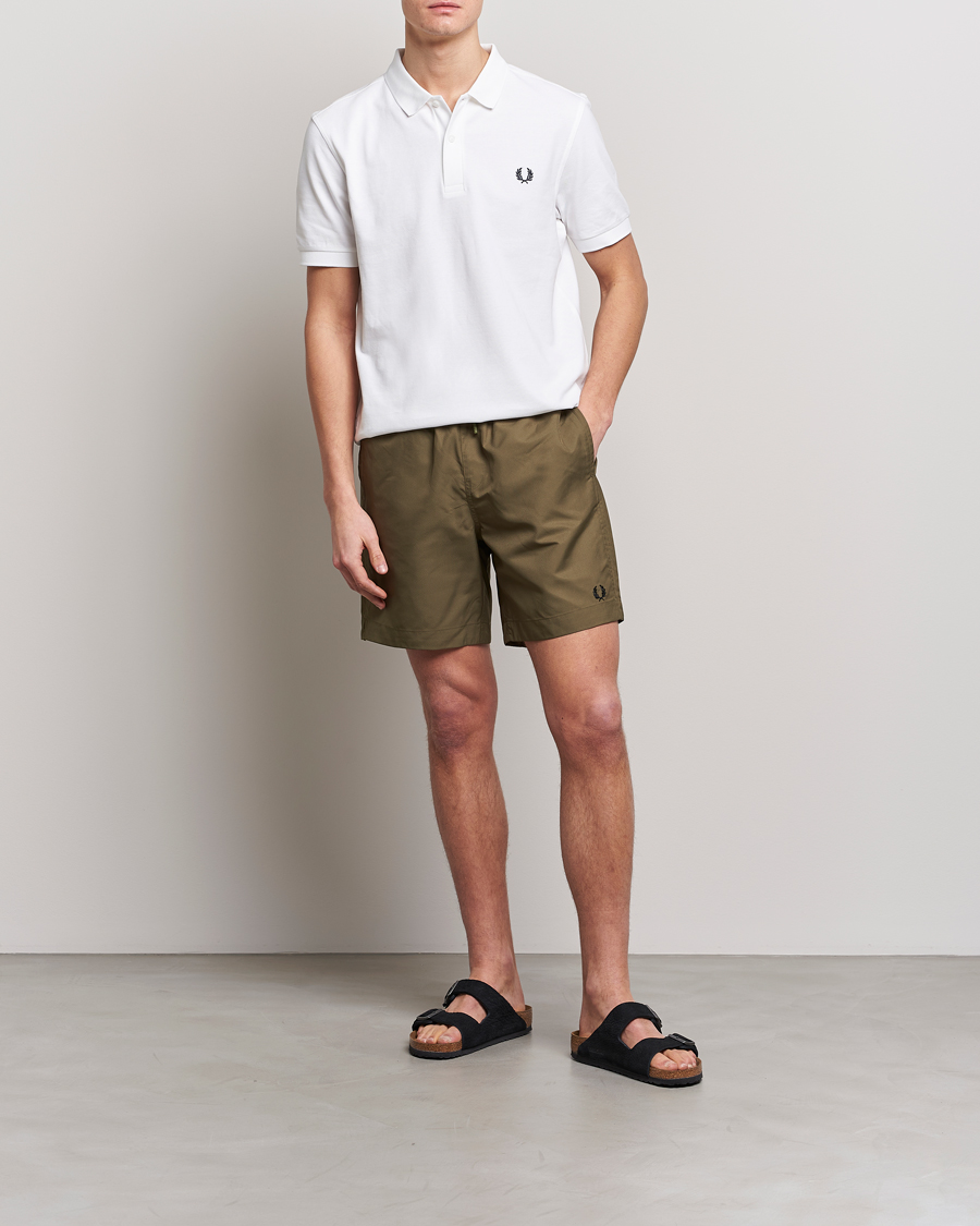 Herre | Badeshorts | Fred Perry | Classic Swimshorts Uniform Green