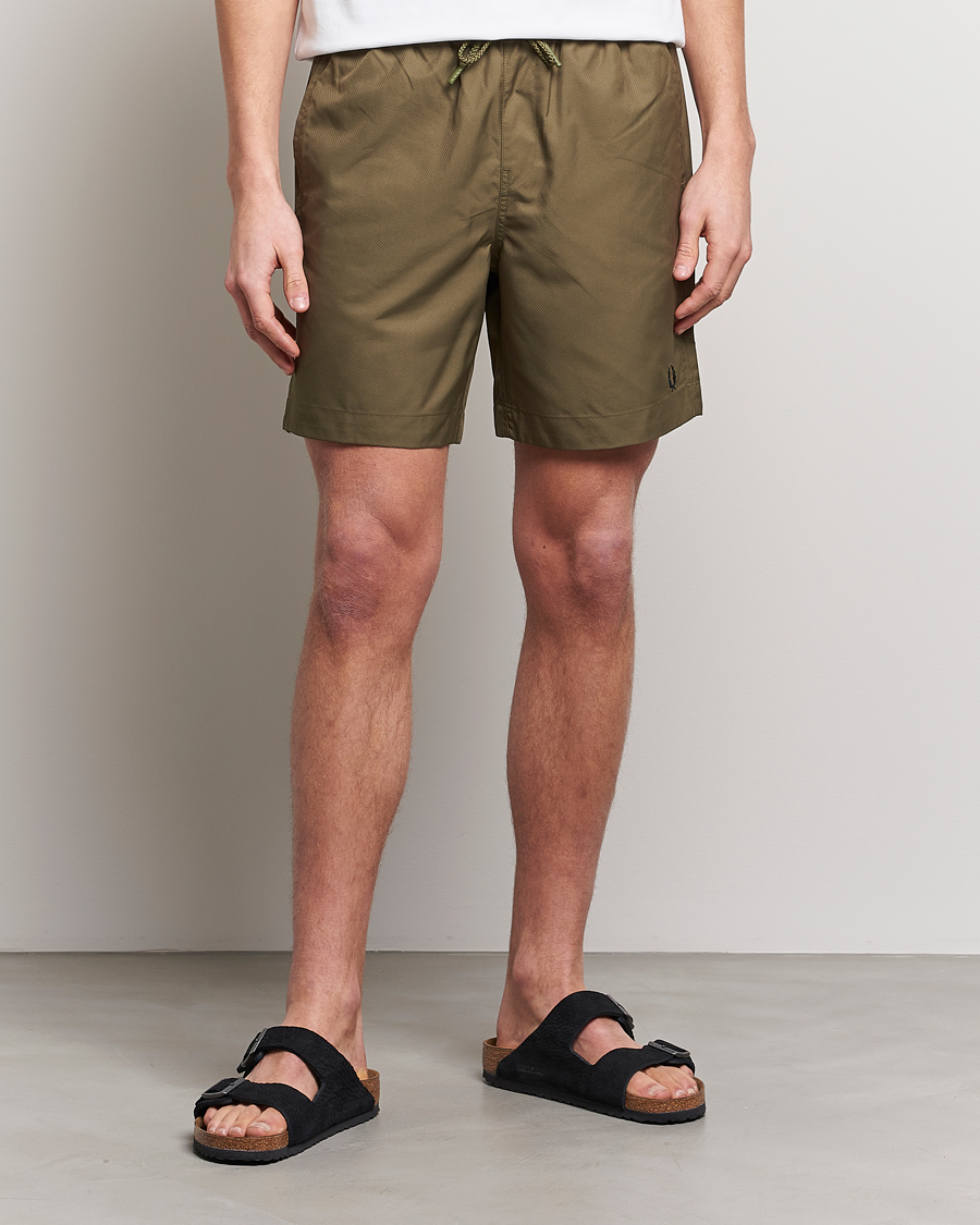 Herre | Badeshorts | Fred Perry | Classic Swimshorts Uniform Green
