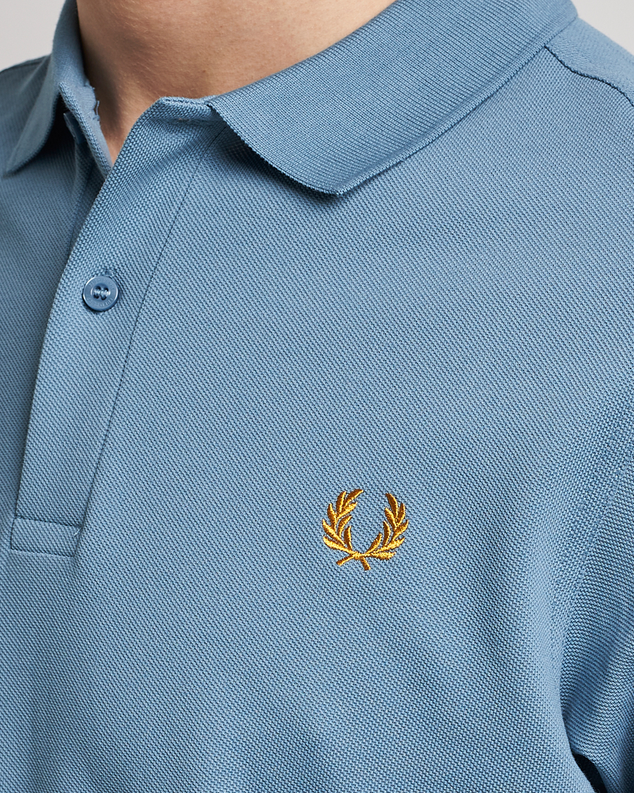 Herre | Pikéer | Fred Perry | Plain Polo Shirt Ash Blue