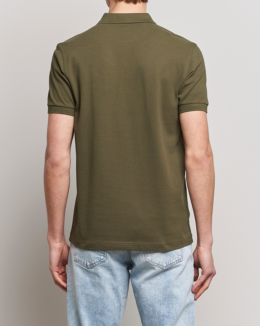 Herre | Pikéer | Fred Perry | Plain Polo Shirt Uniform Green