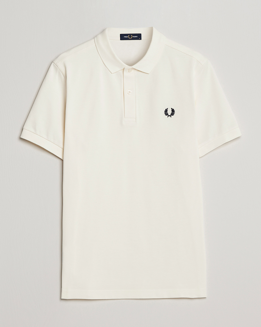 Herre | Pikéer | Fred Perry | Plain Polo Shirt Ecru
