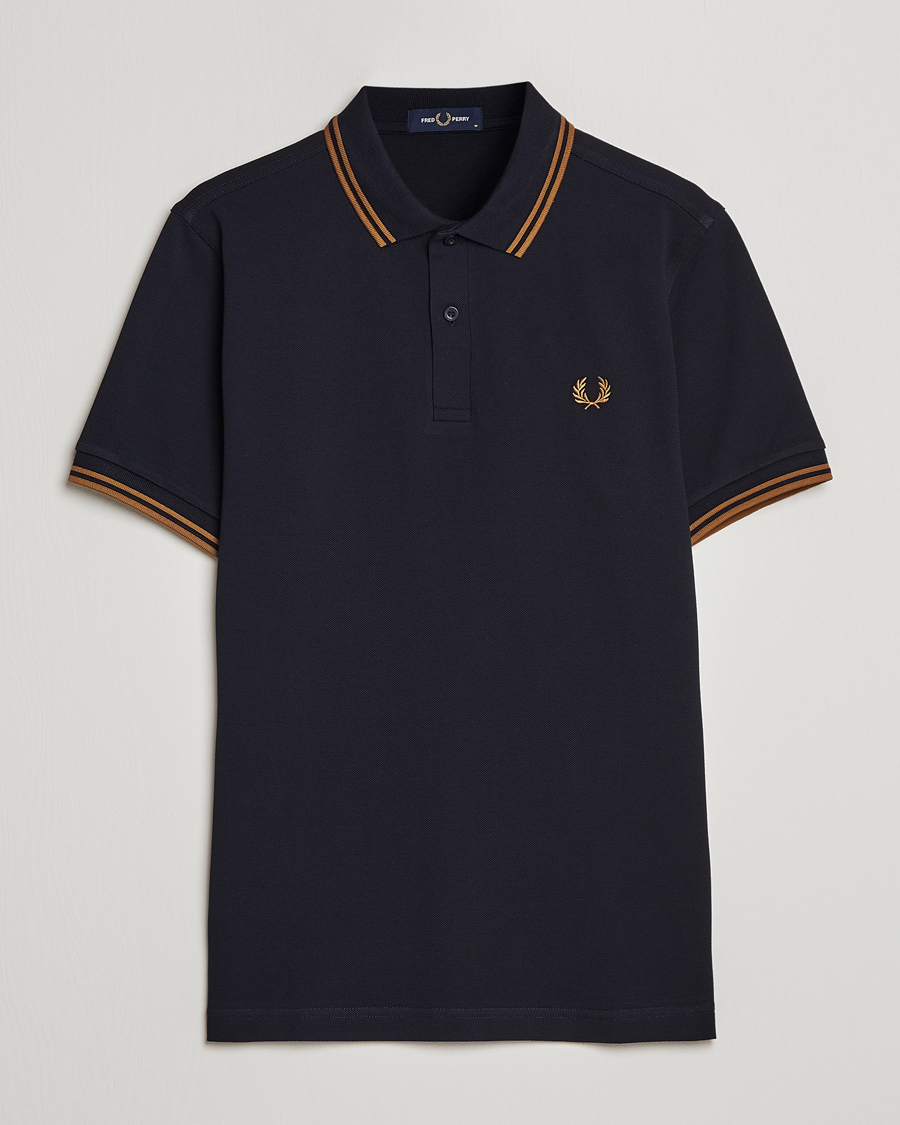 Herre | Pikéer | Fred Perry | Twin Tipped Polo Shirt Navy