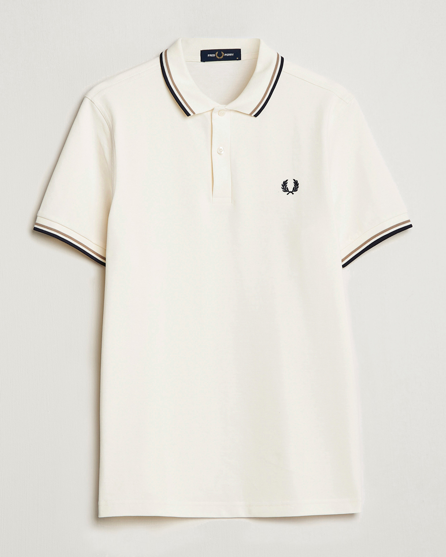 Herre | Pikéer | Fred Perry | Twin Tipped Polo Shirt Ecru