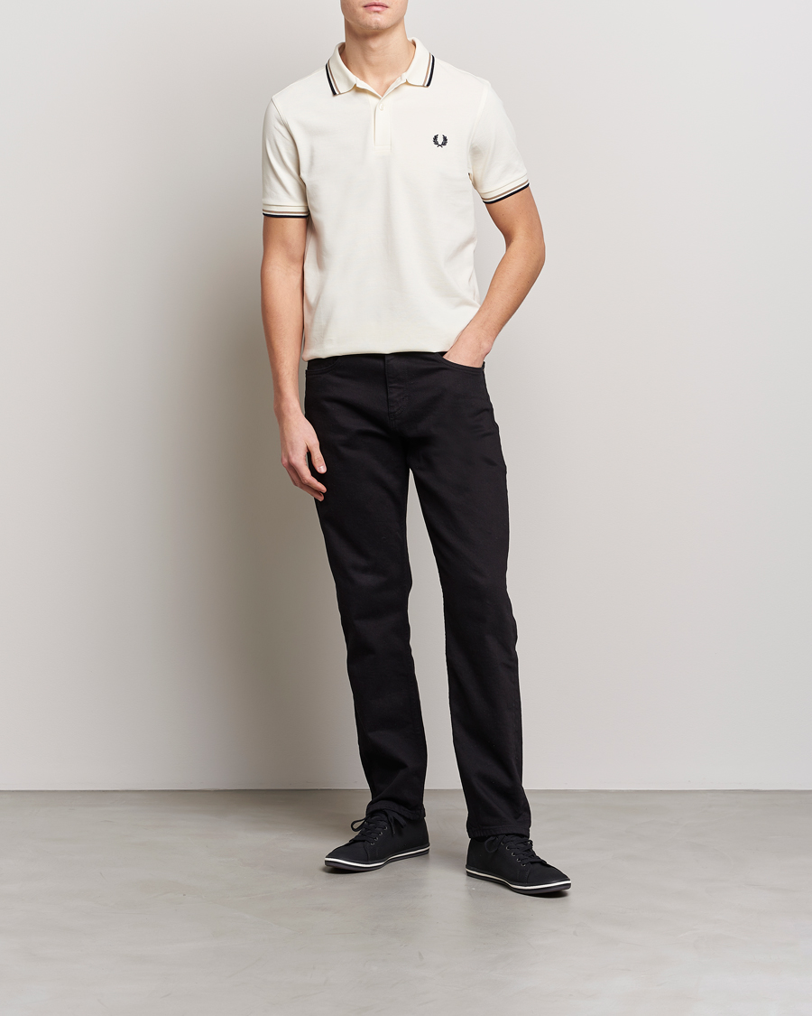 Herre | Pikéer | Fred Perry | Twin Tipped Polo Shirt Ecru