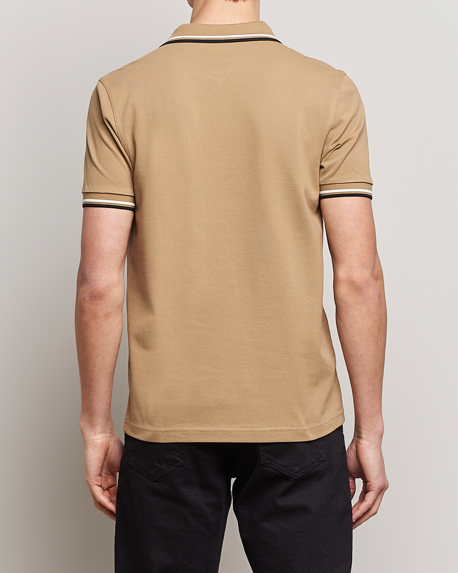 Herre | Pikéer | Fred Perry | Twin Tipped Polo Shirt Warm Stone