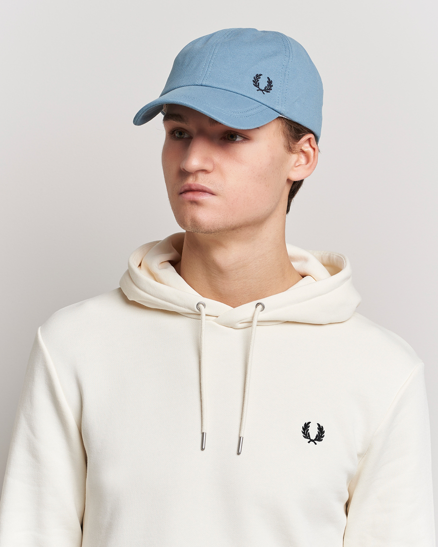 Herre | Fred Perry Classic Cap Ash Blue | Fred Perry | Classic Cap Ash Blue
