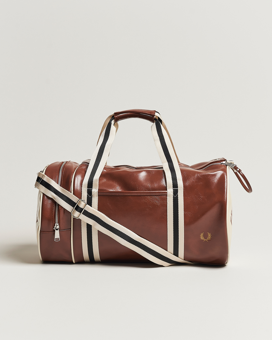 Herre | Fred Perry Classic Barrel Bag Tan | Fred Perry | Classic Barrel Bag Tan