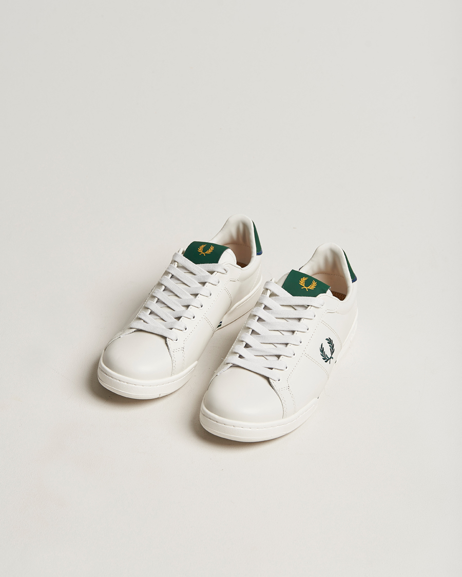 Herre | | Fred Perry | B722 Leather Sneaker Procelain