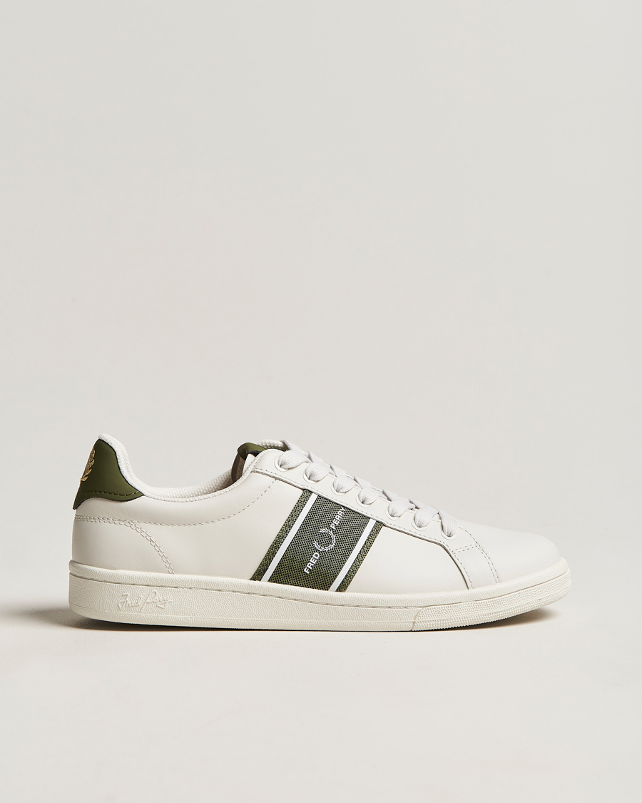 Herre | Fred Perry Graphic Mesh Sneaker Porcelain | Fred Perry | Graphic Mesh Sneaker Porcelain