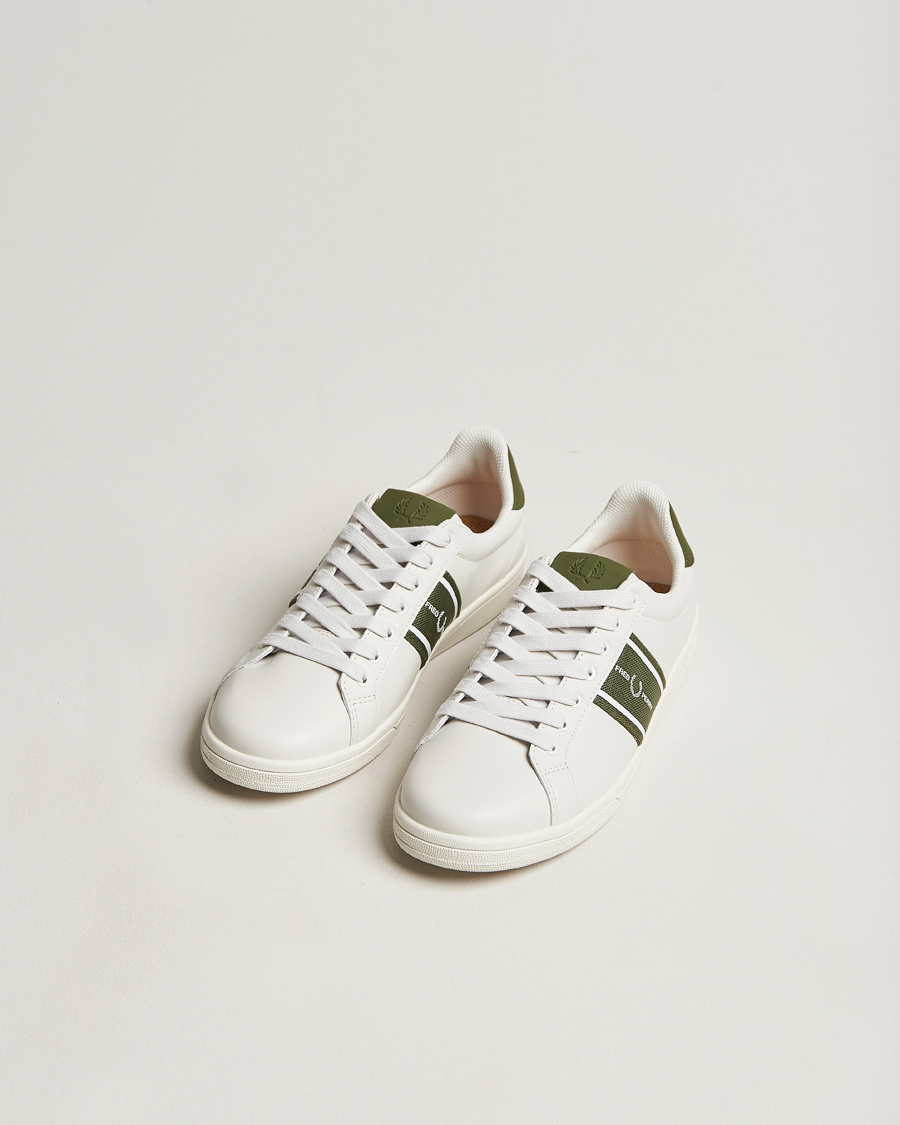Herre | Fred Perry Graphic Mesh Sneaker Porcelain | Fred Perry | Graphic Mesh Sneaker Porcelain