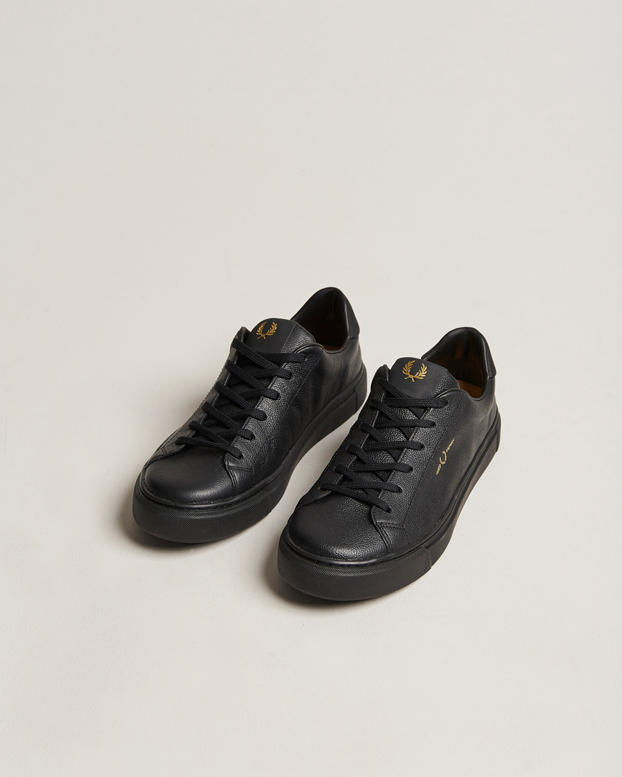 Herre | Fred Perry B71 Tumbled Sneaker Black | Fred Perry | B71 Tumbled Sneaker Black