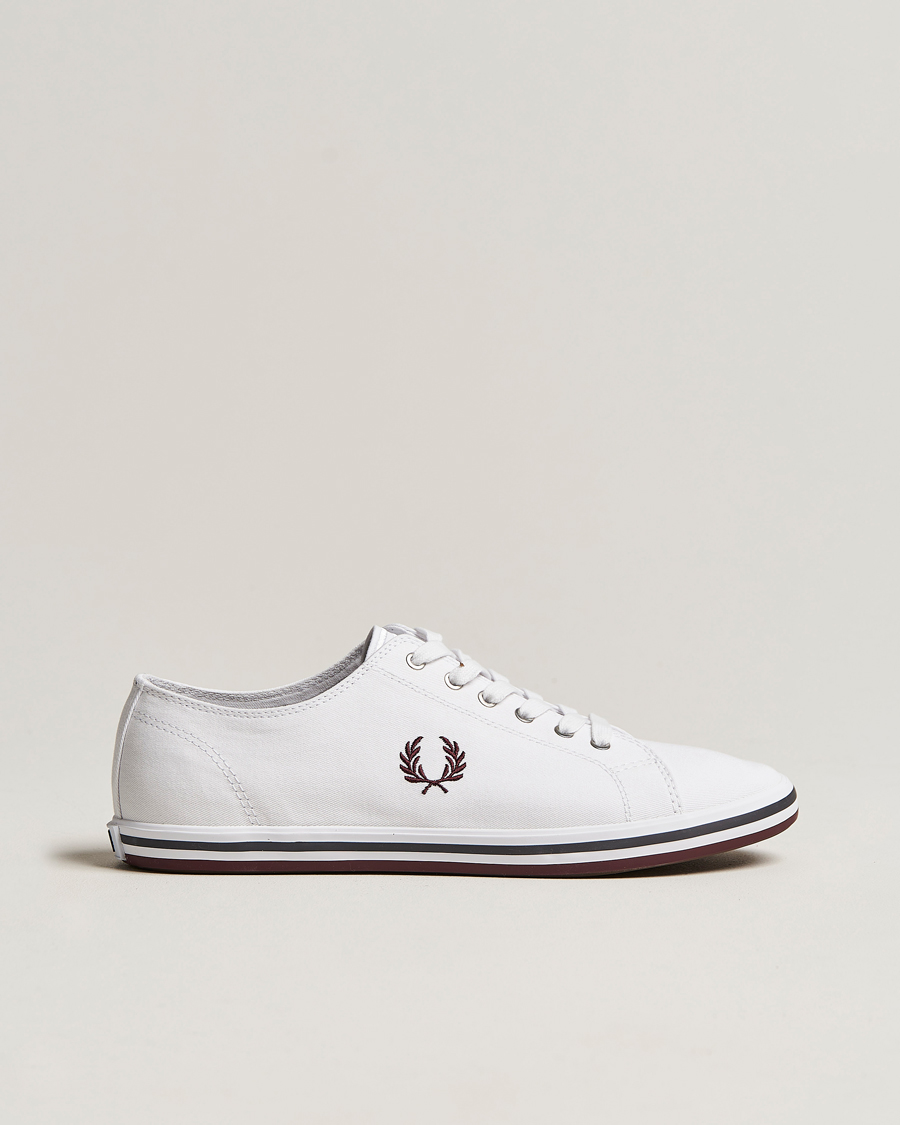 Herre | Fred Perry Kingston Twill Sneaker White | Fred Perry | Kingston Twill Sneaker White