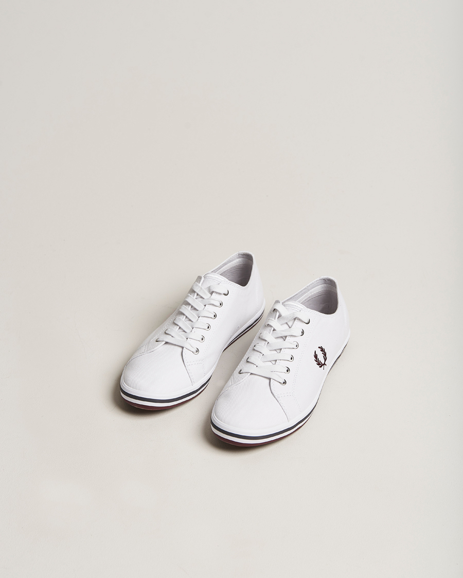 Herre | Fred Perry Kingston Twill Sneaker White | Fred Perry | Kingston Twill Sneaker White