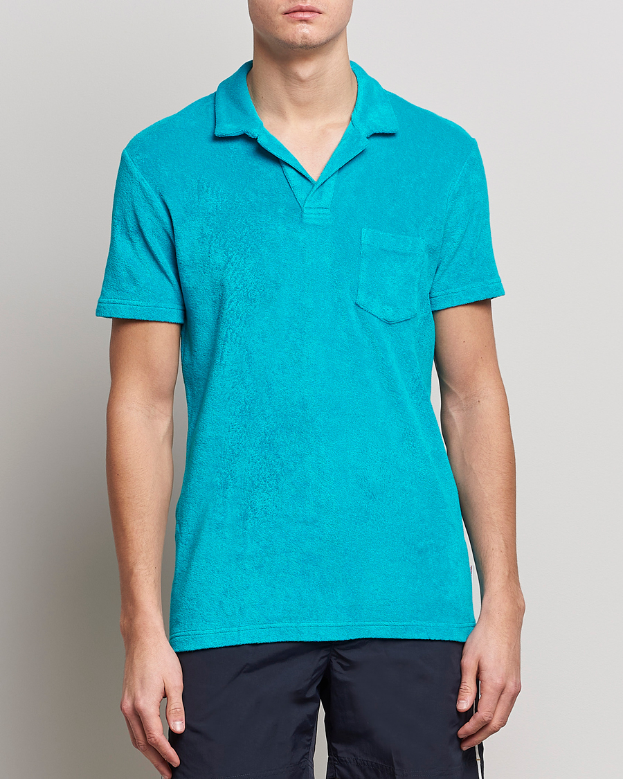 Herre | Pikéer | Orlebar Brown | Terry Polo Crystal Sea