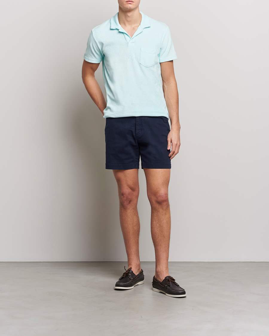 Herre | Shorts | Orlebar Brown | Bulldog Cotton Stretch Twill Shorts Dark Navy