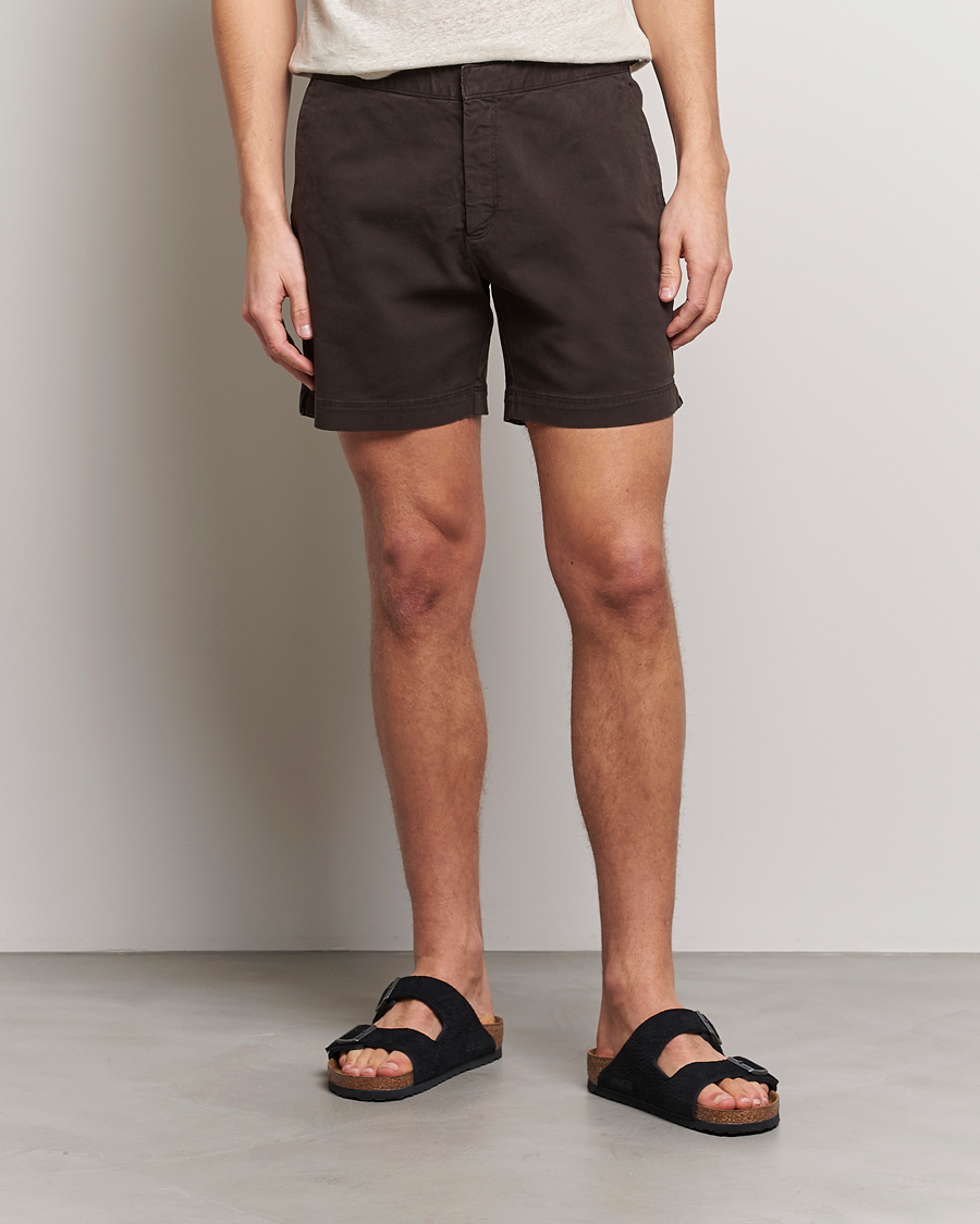 Herre | Orlebar Brown | Orlebar Brown | Bulldog Cotton Stretch Twill Shorts Truffle