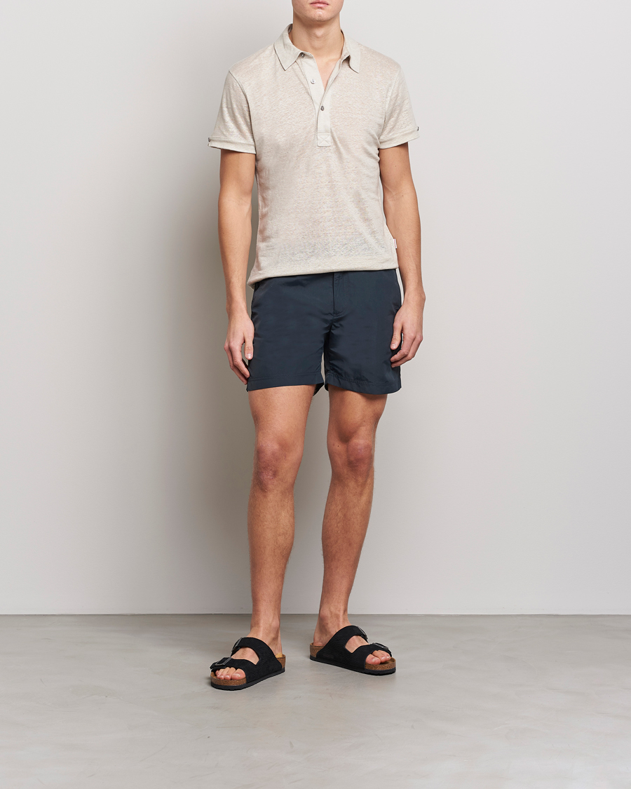 Herre | Badeshorts | Orlebar Brown | Bulldog II Medium Length Swim Shorts Shadow