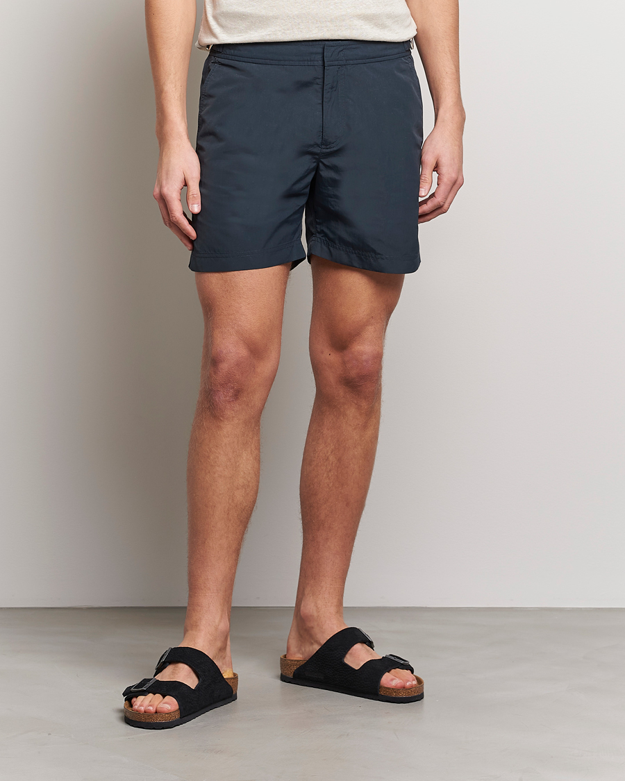 Herre | Badeshorts | Orlebar Brown | Bulldog II Medium Length Swim Shorts Shadow