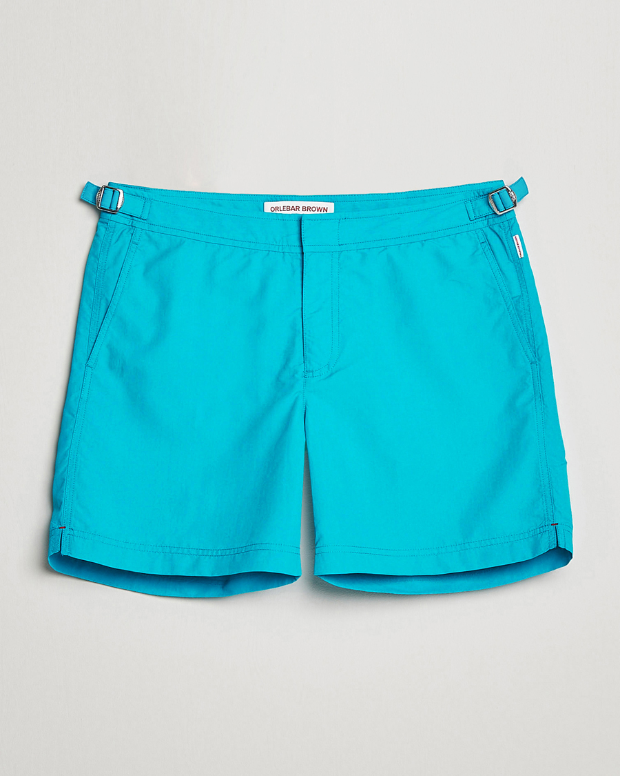 Herre | Badeshorts | Orlebar Brown | Bulldog II Medium Length Swim Shorts Crystal Sea