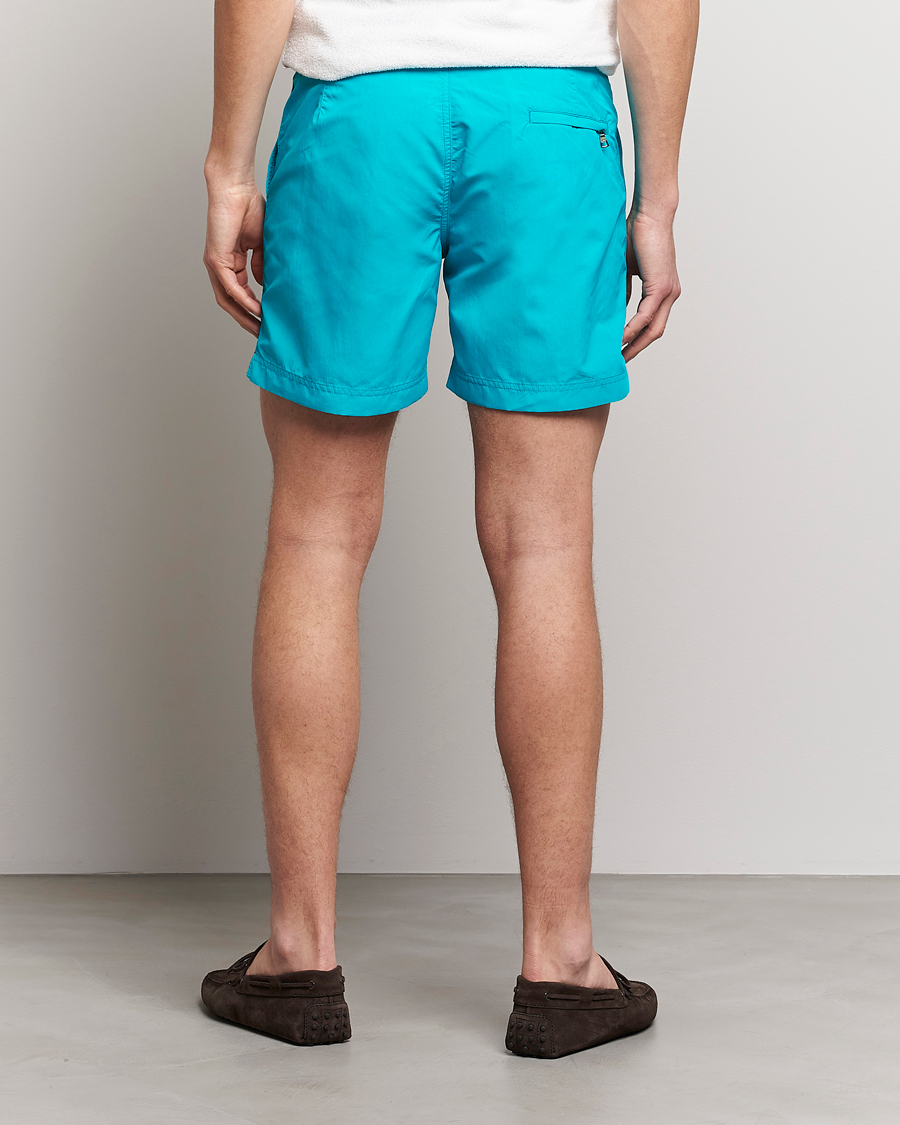 Herre | Badeshorts | Orlebar Brown | Bulldog II Medium Length Swim Shorts Crystal Sea