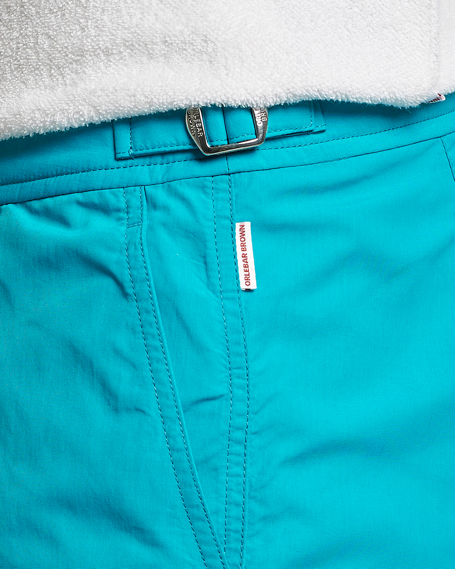 Herre | Badeshorts | Orlebar Brown | Bulldog II Medium Length Swim Shorts Crystal Sea