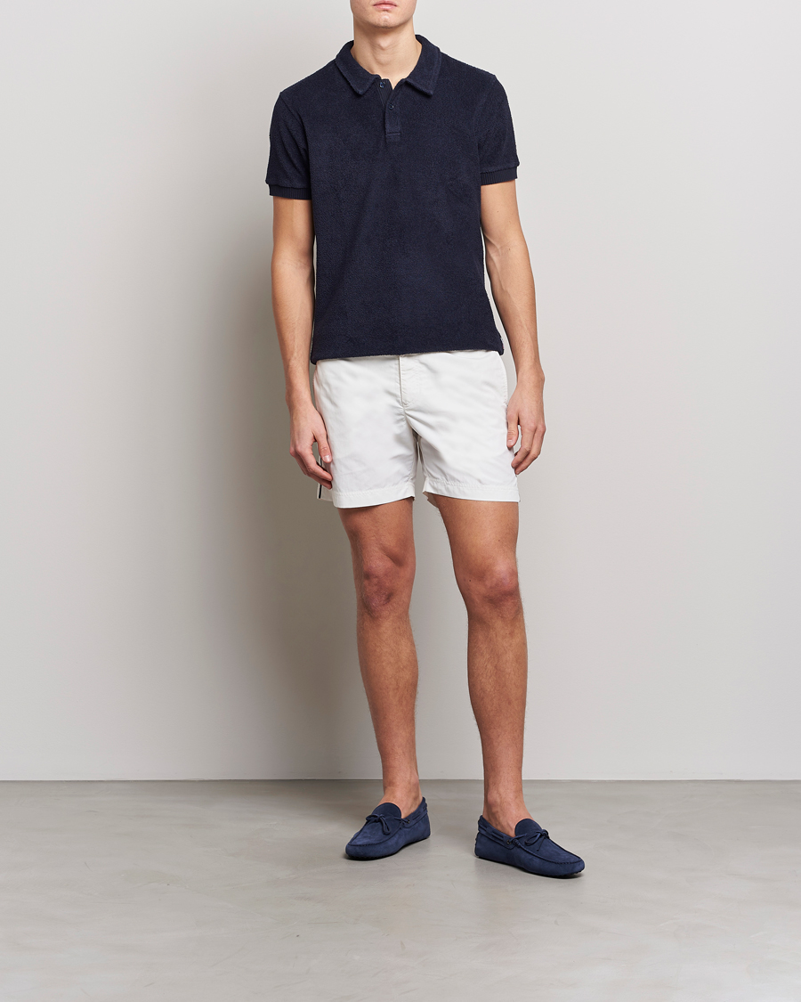 Herre | Pikéer | Orlebar Brown | Lorenzo Cotton Terry Polo Night Iris