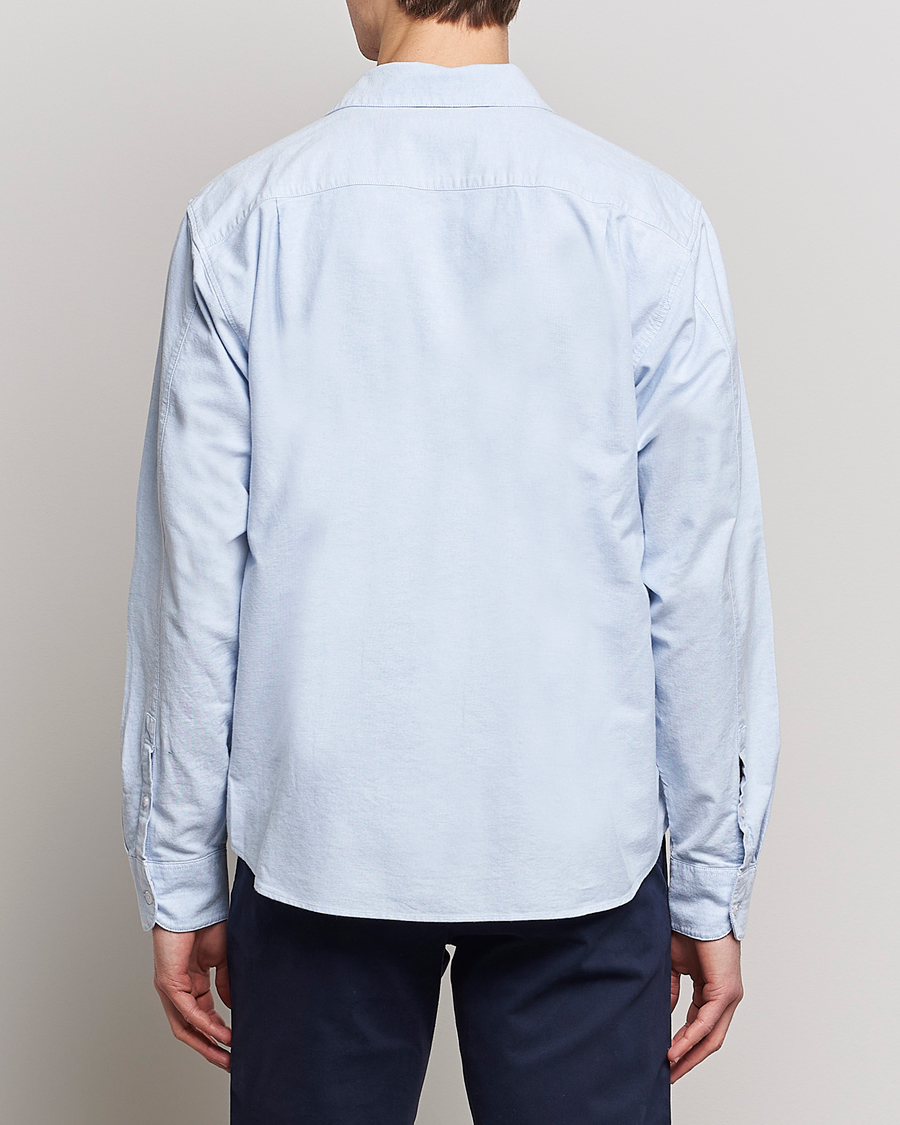 Herre | Skjorter | Orlebar Brown | Grasmoor Relaxed Fit Tape Rim Shirt Serenity Blue