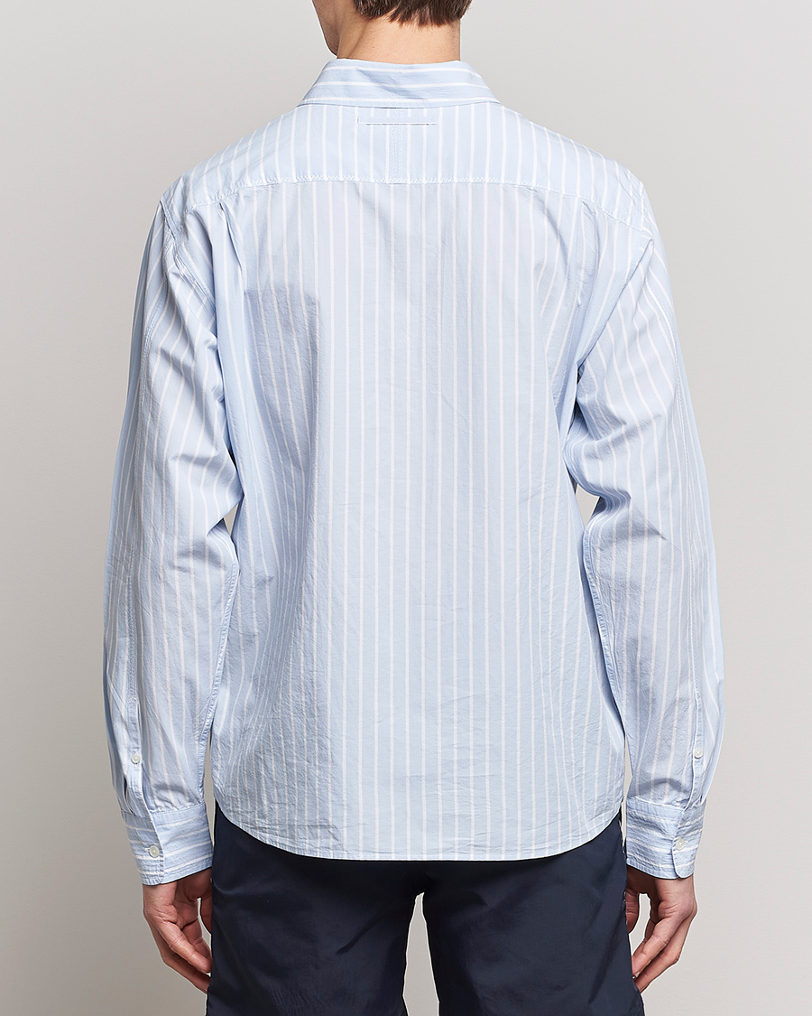 Herre | Skjorter | Orlebar Brown | Shanklin Relaxed Fit Overhead Shirt Serenity Blue