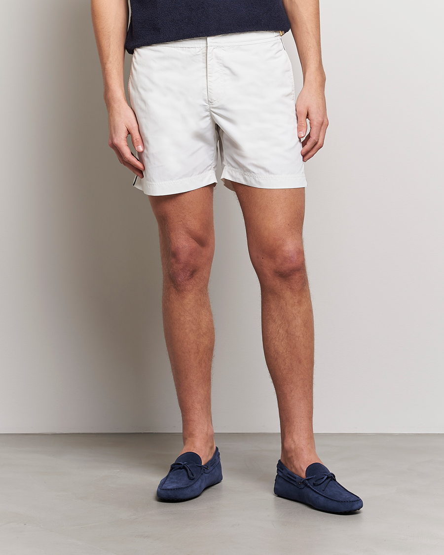 Herre | Badeshorts | Orlebar Brown | Bulldog Tape Insert Swimshorts Sea Mist