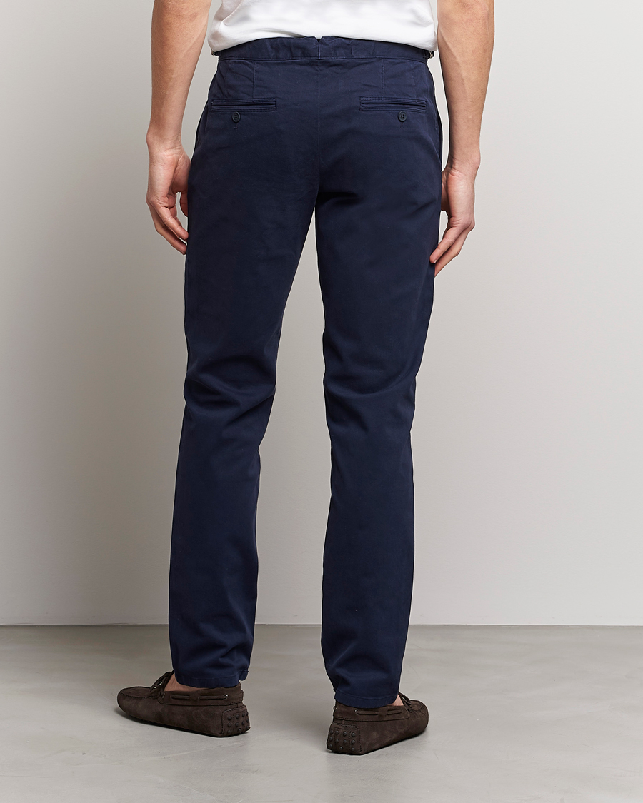 Herre | Bukser | Orlebar Brown | Fallon Cotton Stretch Trousers Dark Navy