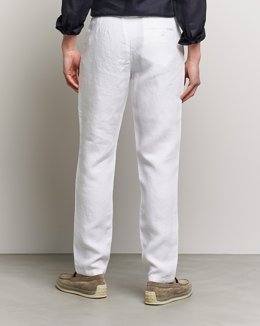 Herre | Bukser | Orlebar Brown | Griffon Linen Trousers White