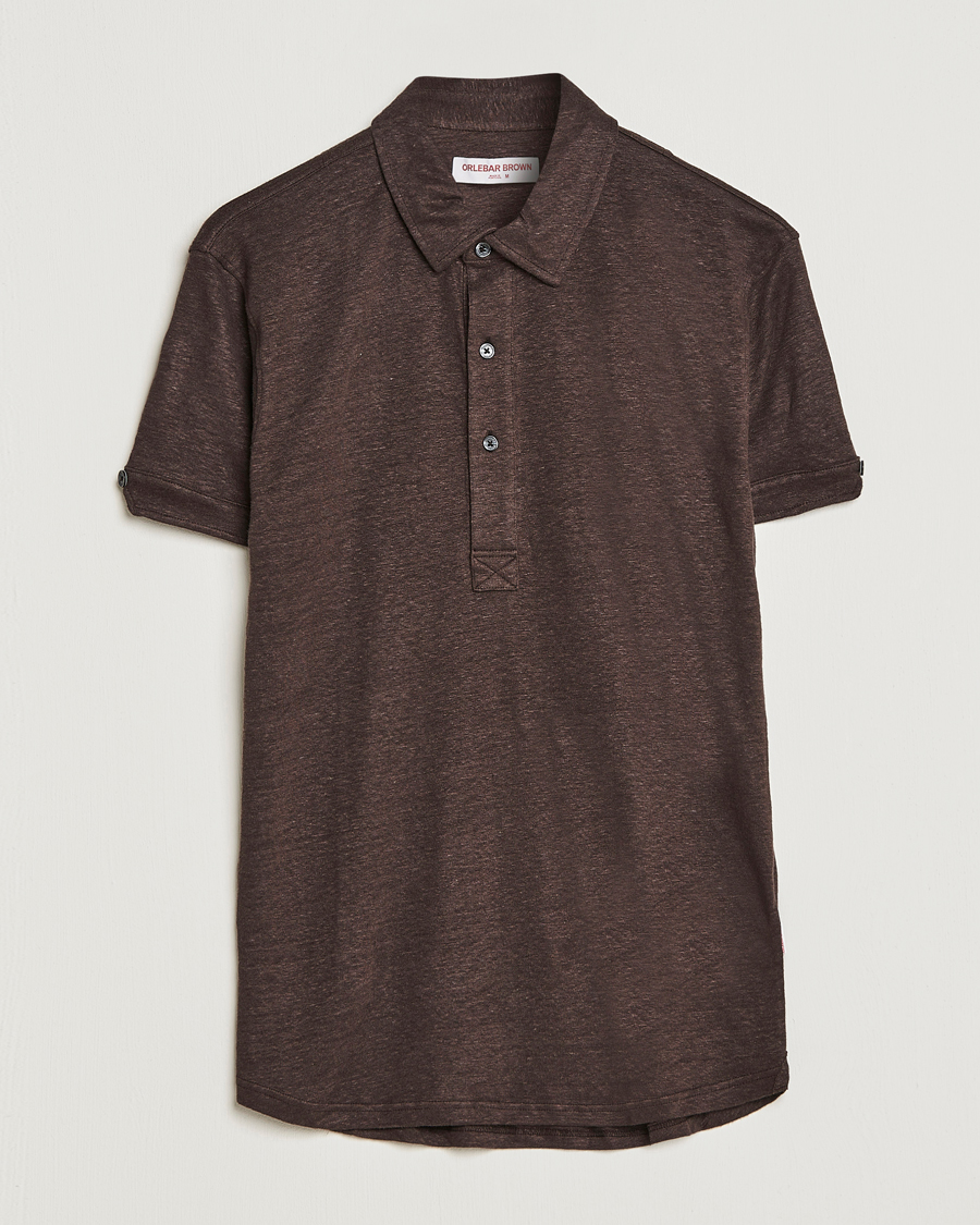 Herre | Pikéer | Orlebar Brown | Sebastian Linen Polo Truffle