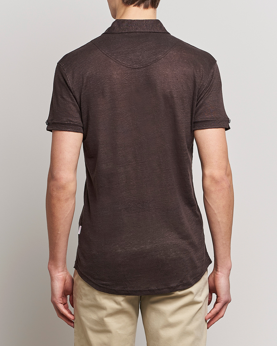 Herre | Pikéer | Orlebar Brown | Sebastian Linen Polo Truffle