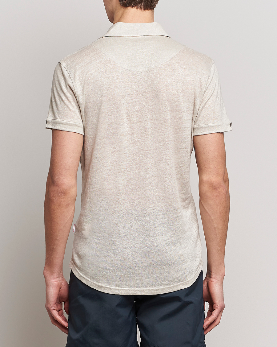 Herre | Pikéer | Orlebar Brown | Sebastian Linen Polo Pebble
