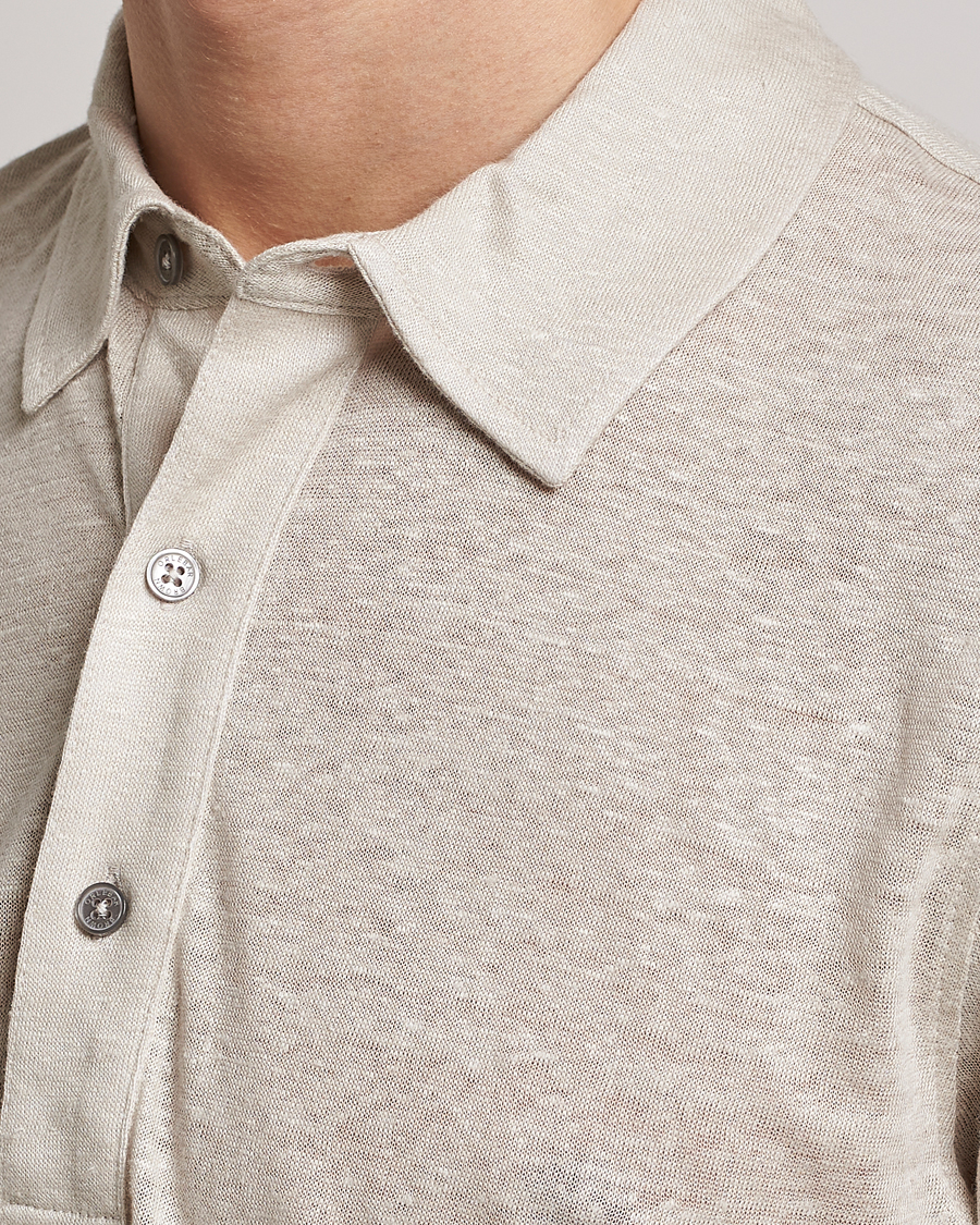 Herre | Pikéer | Orlebar Brown | Sebastian Linen Polo Pebble