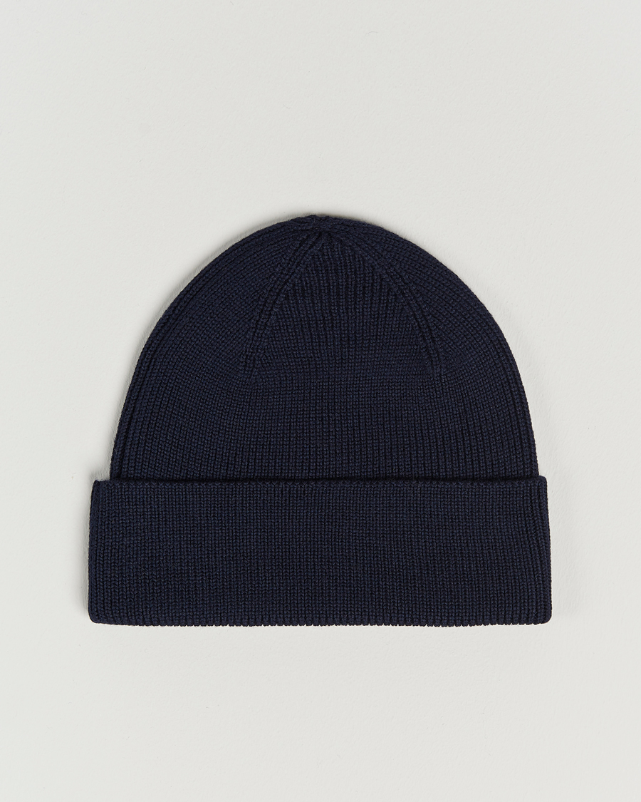 Herre | NN07 Niko Merino Beanie Navy Blue | NN07 | Niko Merino Beanie Navy Blue