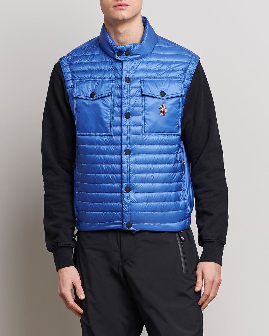 Herre |  | Moncler Grenoble | Ollon Padded Vest Clear Blue