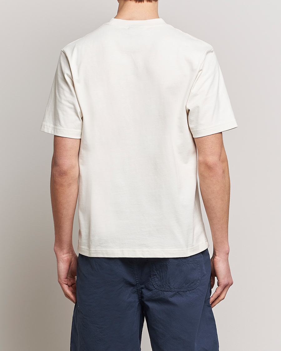 Herre | T-Shirts | Stan Ray | Printed Crew Neck T-Shirt Natural