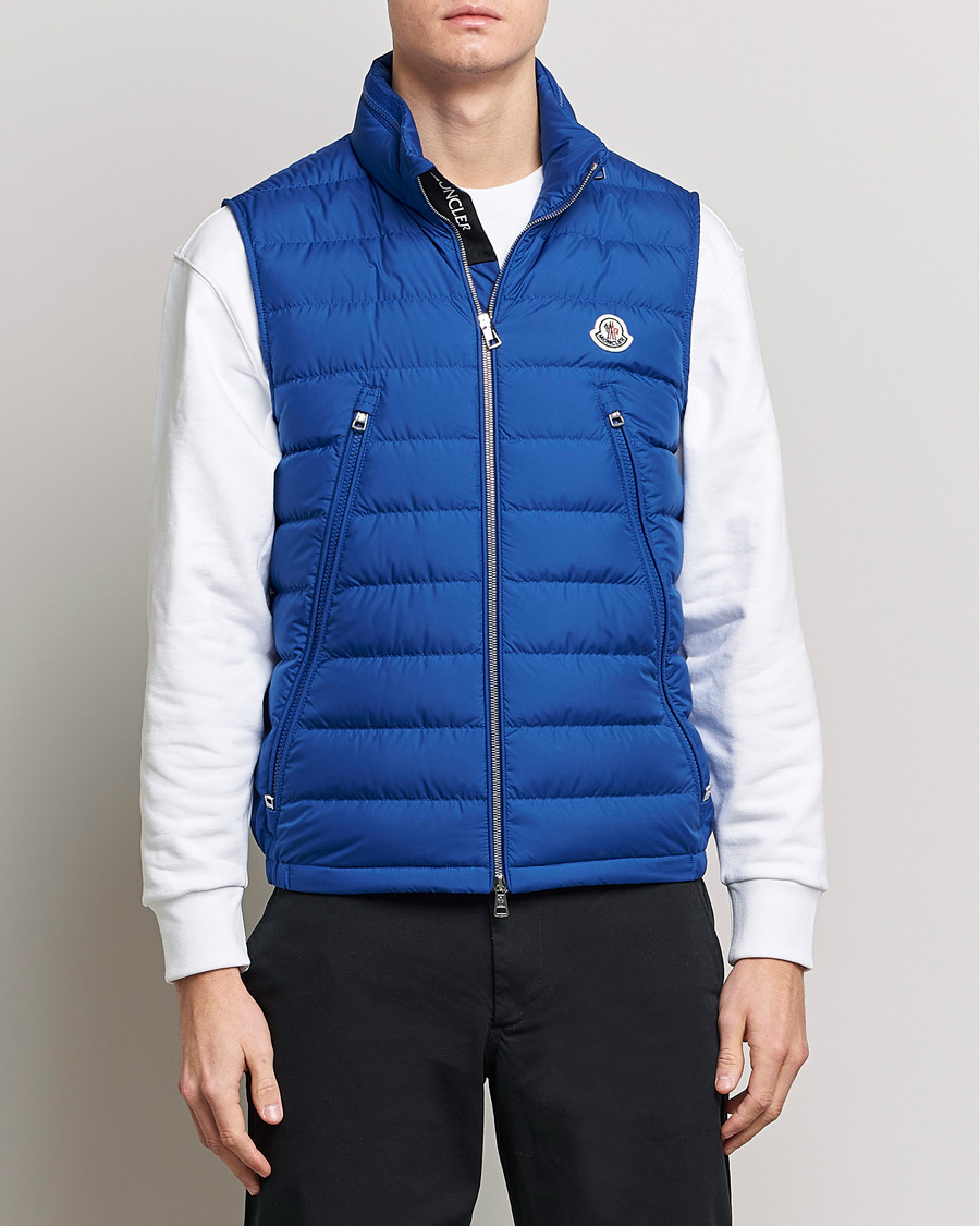 Herre |  | Moncler | Albyt Down Vest Royal Blue