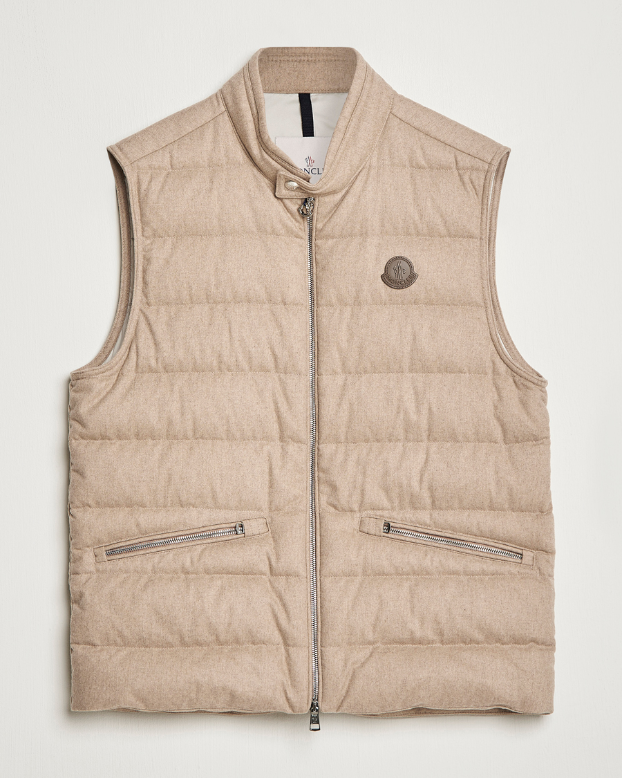 Herre | Vester | Moncler | Gallienne Flannel Vest Light Grey