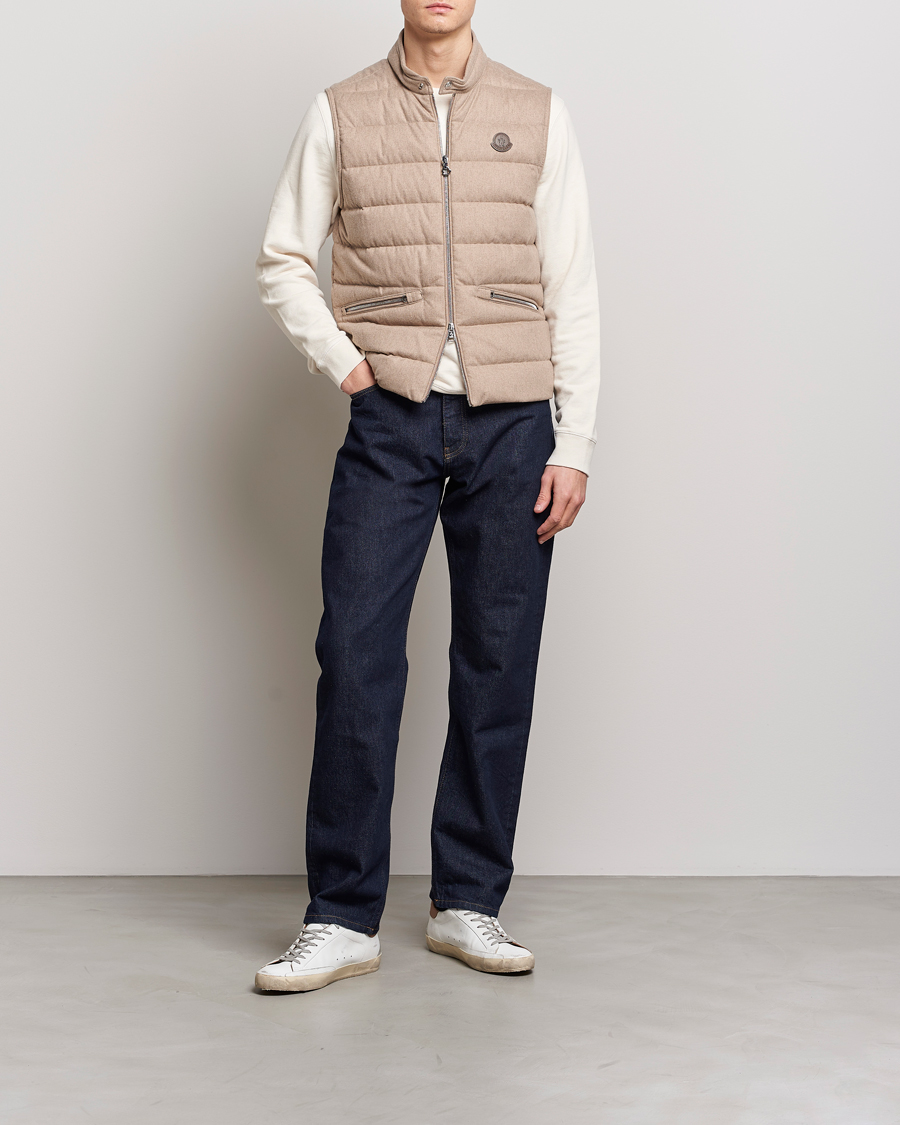 Herre | Vester | Moncler | Gallienne Flannel Vest Light Grey
