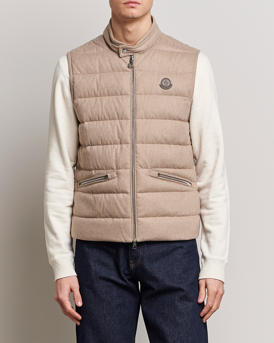Herre | Vester | Moncler | Gallienne Flannel Vest Light Grey