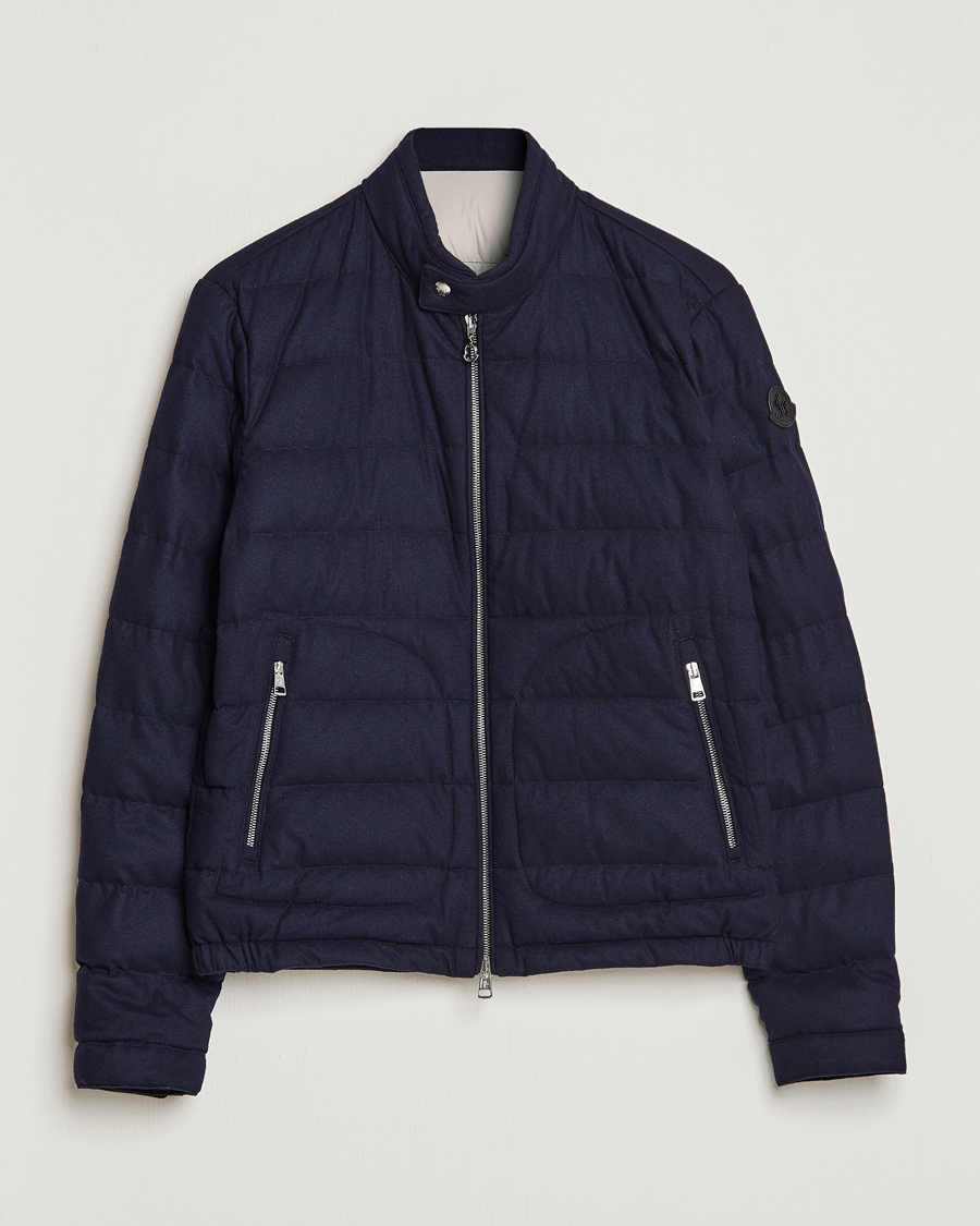 Herre | Jakker | Moncler | Acorus Flannel Jacket Navy