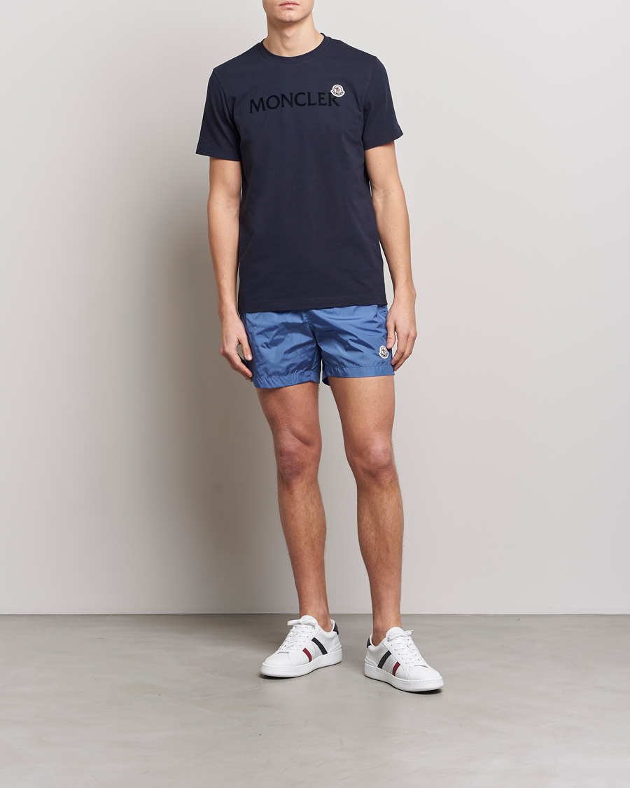 Herre | Badeshorts | Moncler | Nylon Swim Trunks Light Blue