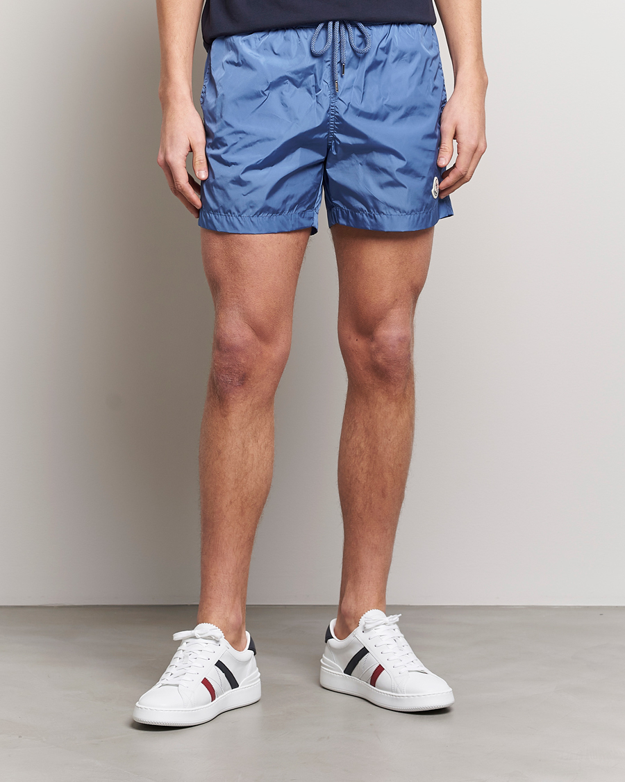 Herre | Badeshorts | Moncler | Nylon Swim Trunks Light Blue