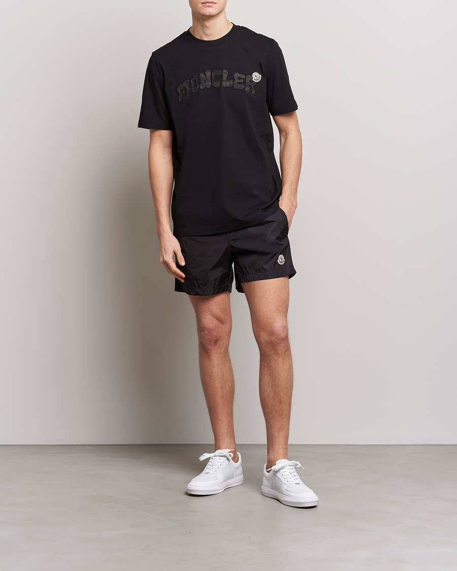 Herre | Badeshorts | Moncler | Nylon Swim Trunks Black