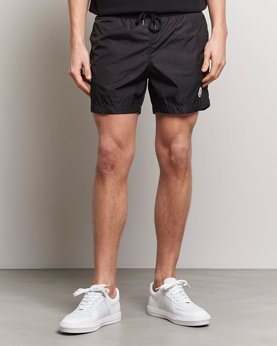 Herre | Badeshorts | Moncler | Nylon Swim Trunks Black