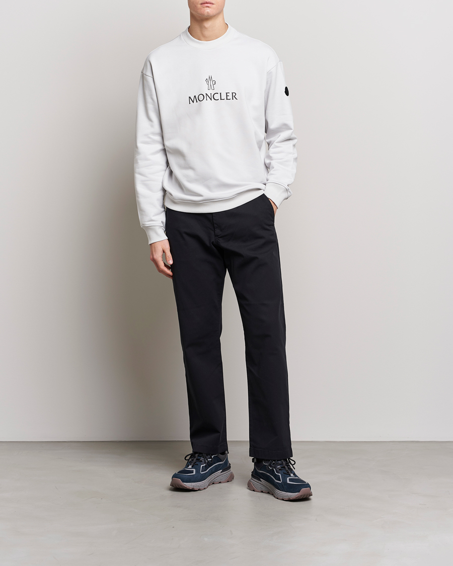 Herre | Gensere | Moncler | Lettering Logo Sweatshirt White