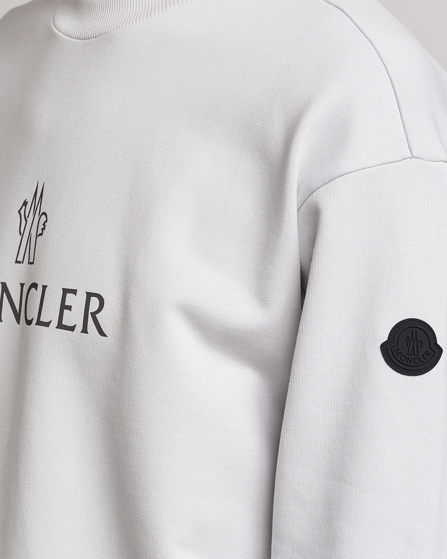Herre | Gensere | Moncler | Lettering Logo Sweatshirt White