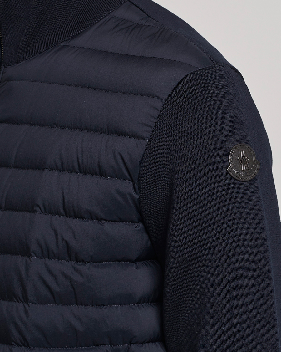 Herre | Gensere | Moncler | Hybrid Zip Cardigan Navy